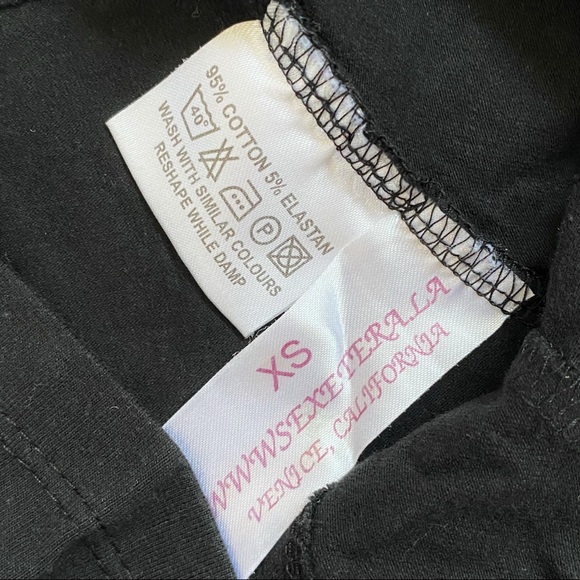 SEXY BITCH black white cotton cheeky underwear panties Sexetera - Picture 3 of 3